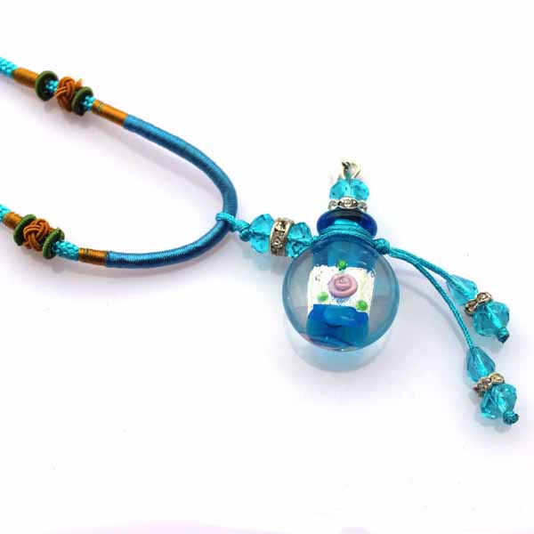 Murano Glass Perfume Necklaces (with cord)