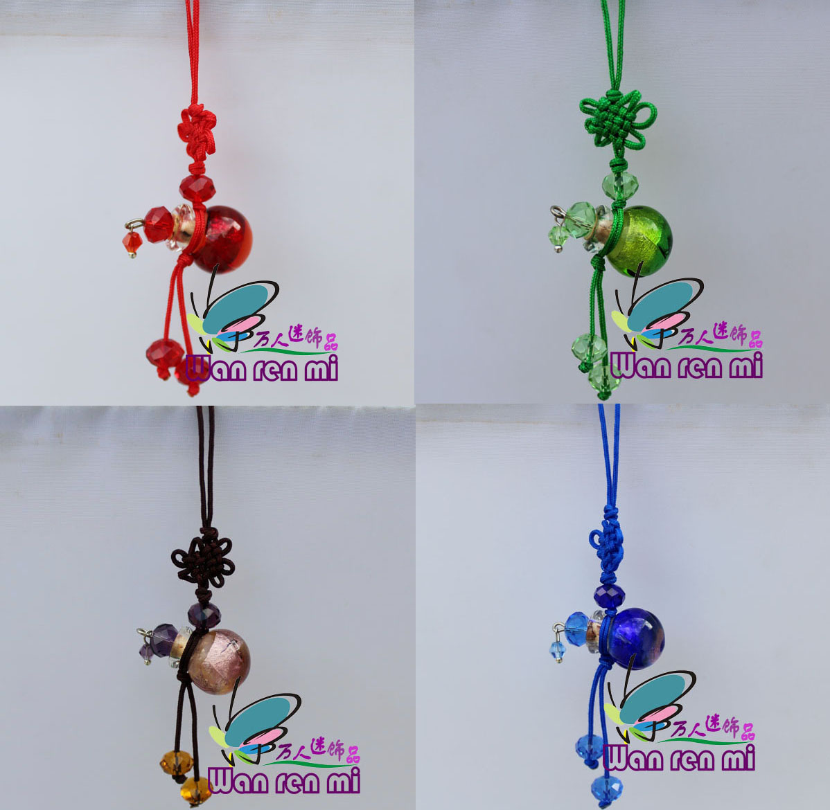 Murano Glass Perfume Cellphone Straps