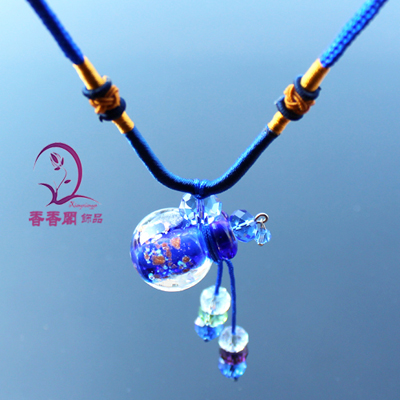 Luminous Murano Glass Perfume Necklaces (with cord)