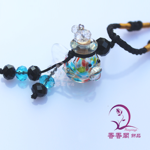 Murano Glass Perfume Necklaces(with cord)