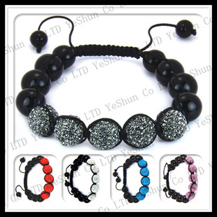 Clay Shambala Bracelets(Assorted colors)