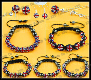 Shamballa Earrings (Assorted colors)