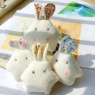 Lovely Rabbit Cell Phone Charms 