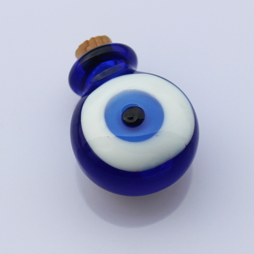 Murano Glass Essential Oil Vial Turkey Lucky Eye (22X27MM,0.25ML)