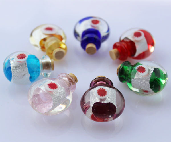 Murano Glass Essential Oil Vials (22X26MM,0.50ML)