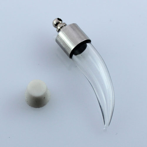 8MM Shark's Tooth (33MMX8MM,0.5ML,Preglued nickel-plated screw caps)