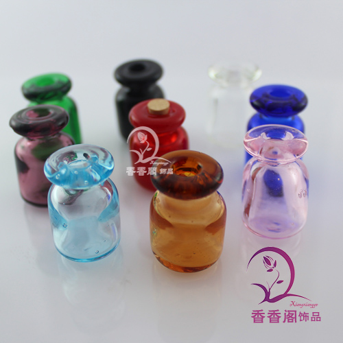 Murano Glass Cylinder Essential Oil Bottles(18X28MM,2ML)