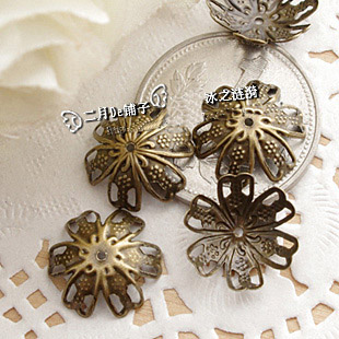 15MM Flower Pendant Bases(Sold in per package of 30pcs)
