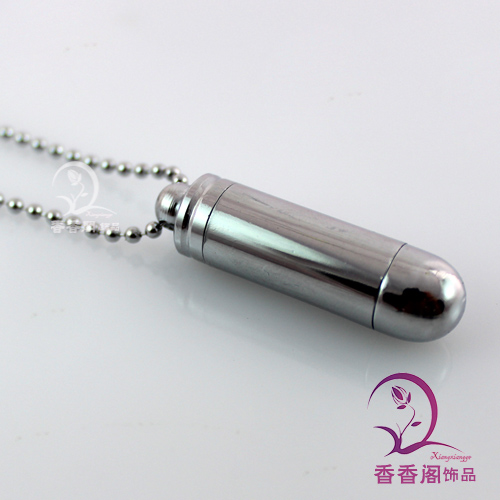 Metal Perfume Bottle Necklaces