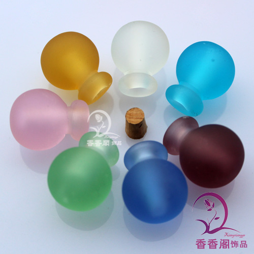 Murano Glass Essential Oil Vial Candy Ball(18MM Dia,0.25ML)