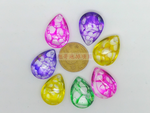 Crystal Gems Pendants For Carving (Assorted colors)