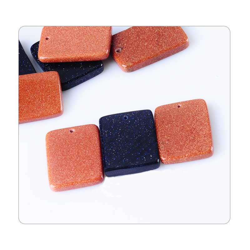 Square Gemstone Pendants For Carving 