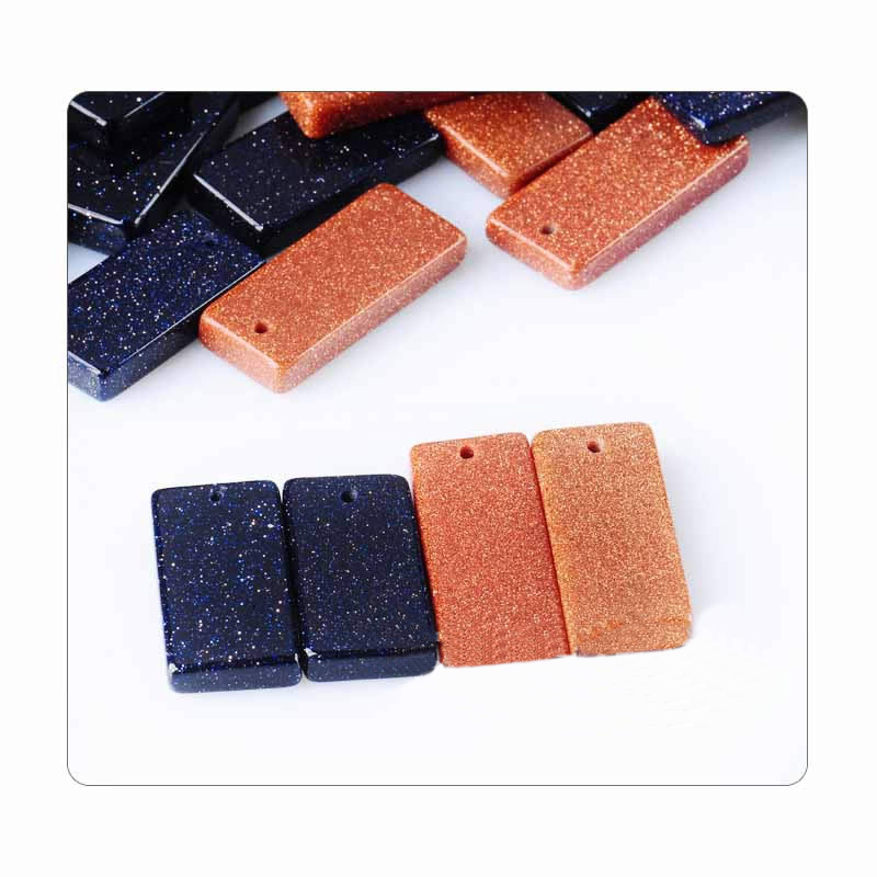 Rectangle Gemstone Pendants For Carving 