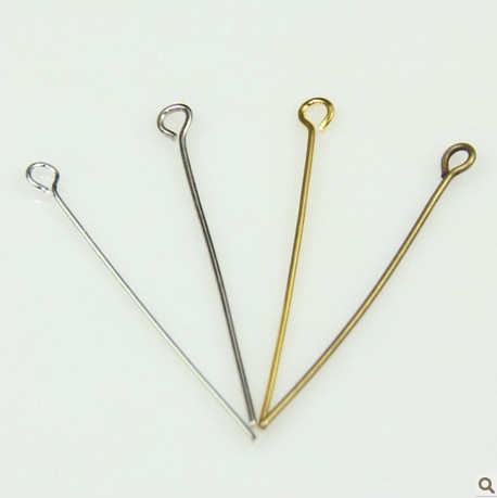 Nine Word Needle(sold in per package of 100pcs,3 Colors Available Gold,Silver,Bronze)