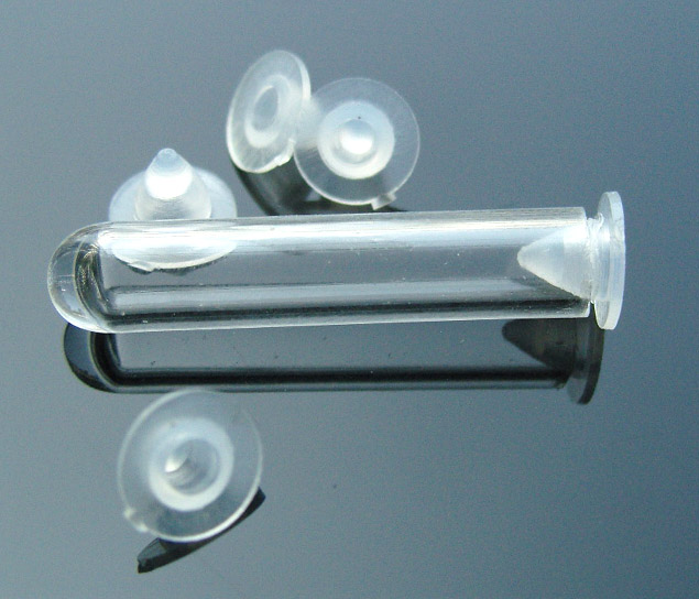 PLASTIC STOPPERS FOR 6MM GLASS VIALS