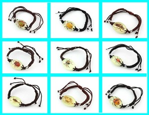 Amber Bracelets,Glowing In Dark(Sold in per package of 20pcs,assorted designs)