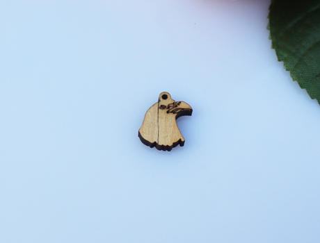 12x15MM Wooden Charms Eagle