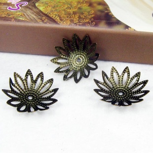 16MM Flower Pendant Bases(Sold in per package of 30pcs)