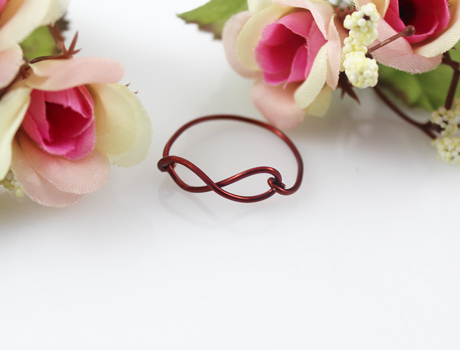 Copper infinity ring