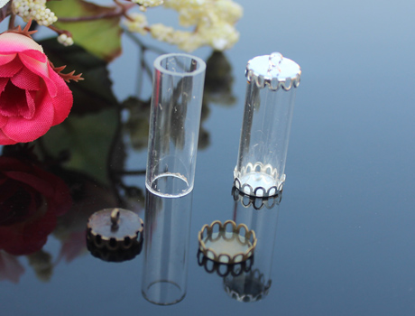 10MM Both Ends Open Acrylic Tube Vials Without Bases