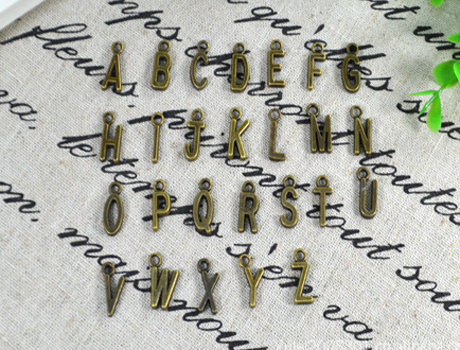 26 Alphabet Letter Charms