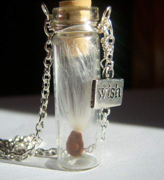 40X12MM glass jar necklace