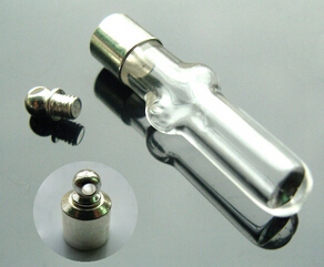 6MM Small Cross (Preglued silver-plated screw caps)