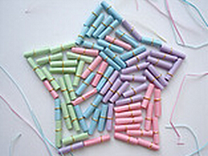 4CM Square Writing Paper For DIY Wish Bottle(Sold in per package of 1500pcs,assorted colors)