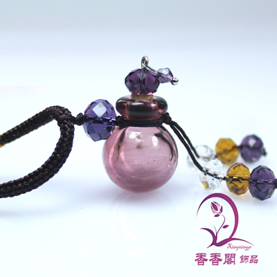 Murano Glass Perfume Necklace Ball (with cord)