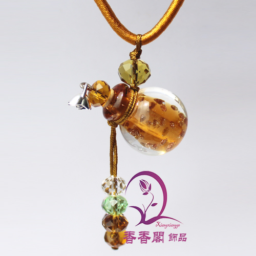 Murano Glass Perfume Necklaces (with cord)