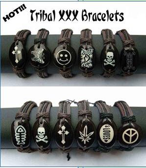 Tribal Bracelets (sold in per package of 12 pcs, assorted designs)