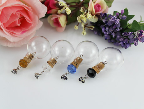 24.5MM Glass Ball With Beaded Corks
