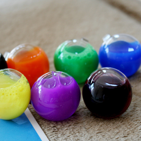 20X20/25X25MM Mushroom Color Liquid Rings (3 Colors available)