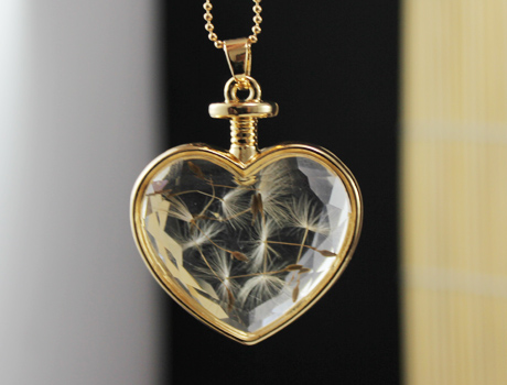 Dandelion Locket Necklace(3 Designs Available)