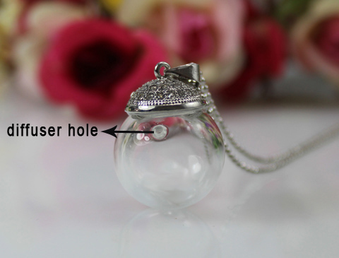 16MM Perfume Ball Necklace With Diffuser Hole