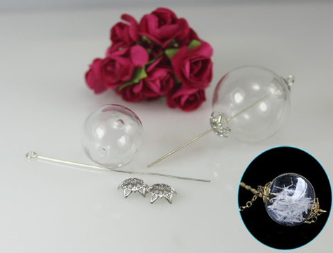 20/25MM Glass Ball Necklace Pendant