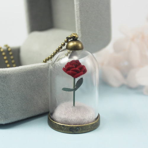 Little Prince's Rose Necklace
