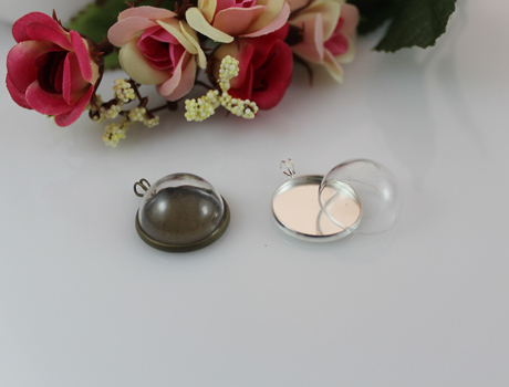 20MM Glass globe necklace pendant