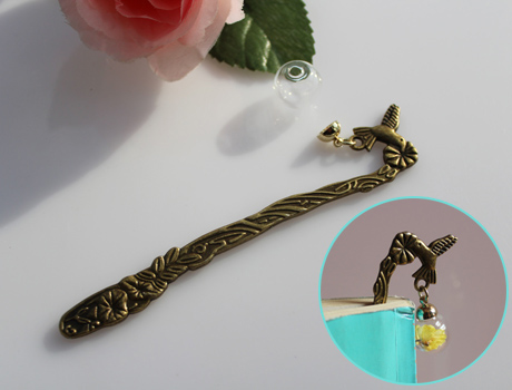 Retro Bookmark With 16MM Glass Ball