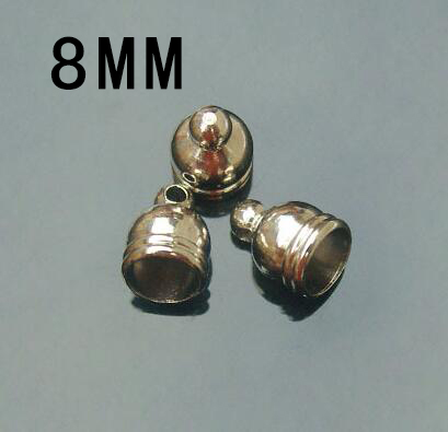 8MM METAL ROUND CAPS NICKEL-PLATED