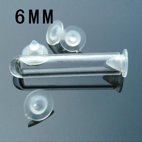 PLASTIC STOPPERS FOR 6MM GLASS VIALS