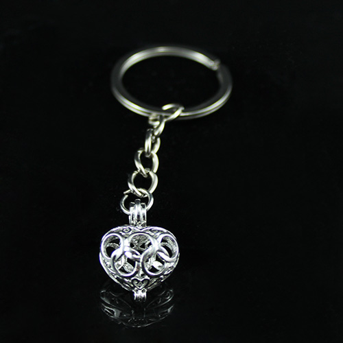 20x15MM Heart Diffuser Locket keychain