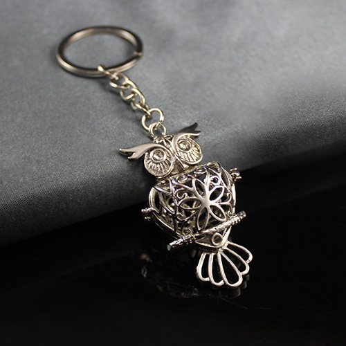 51x29MM Owl Diffuser Locket keychain