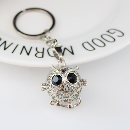 29x26MM Owl Diffuser Locket keychain