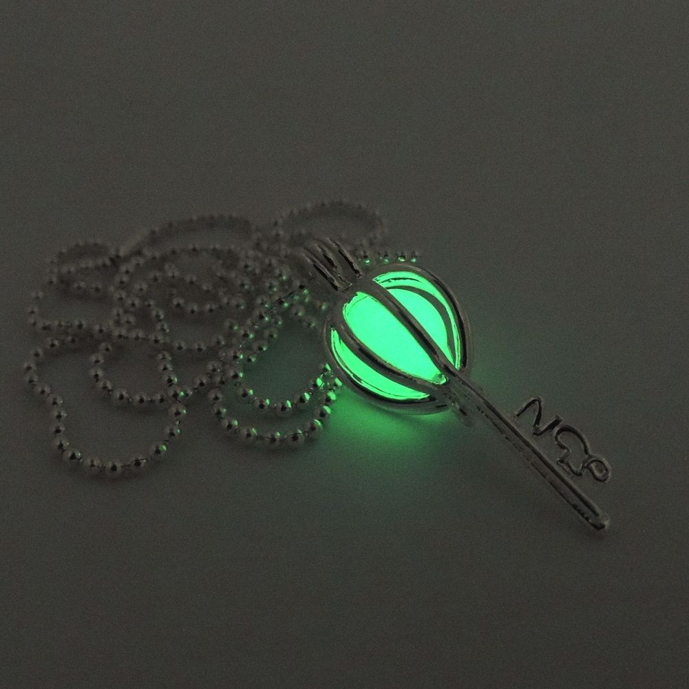 30x10MM Keychian locket Glowing necklace