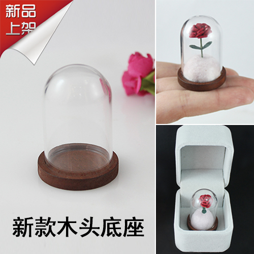 Little Prince Rose Glass Dome 