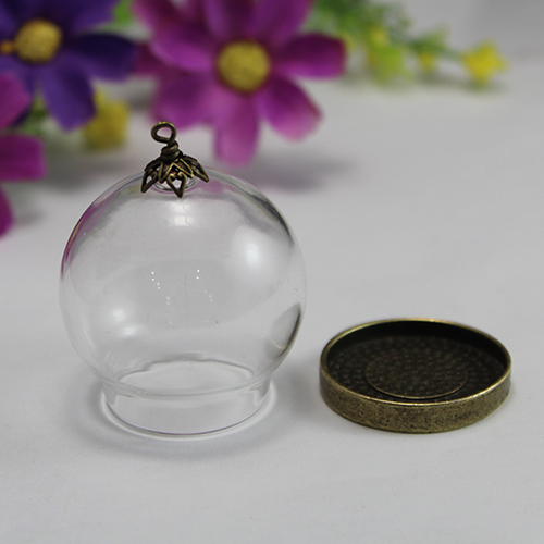 Little Prince Rose Glass Globe