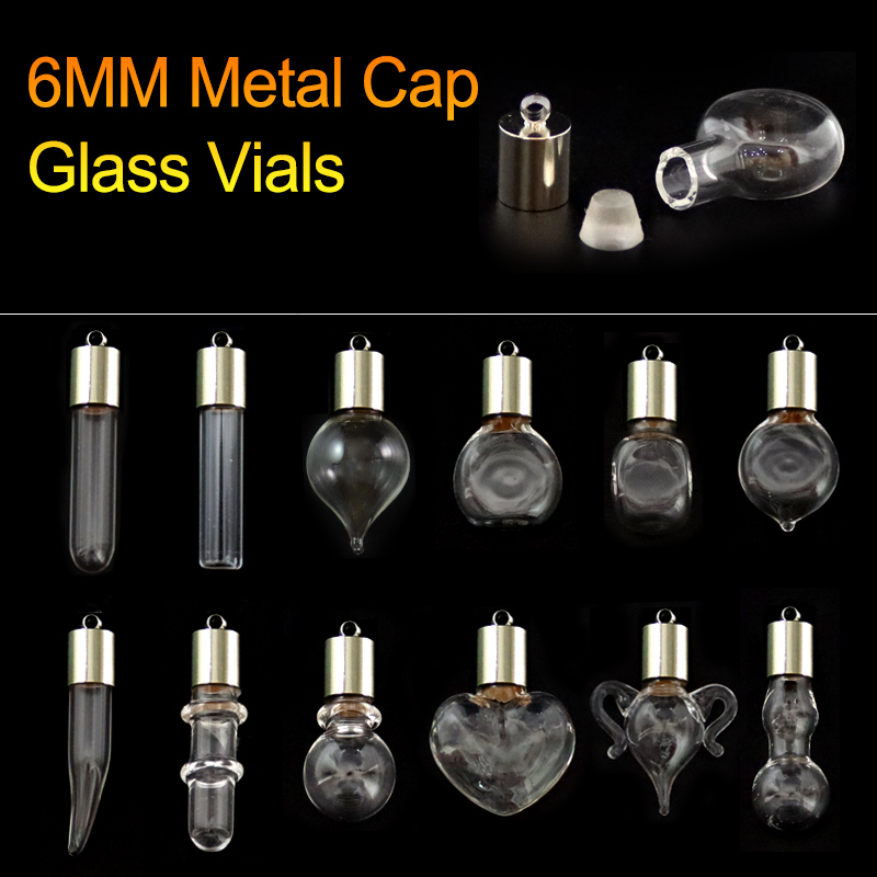 6MM Glass Vials with Metal Cap