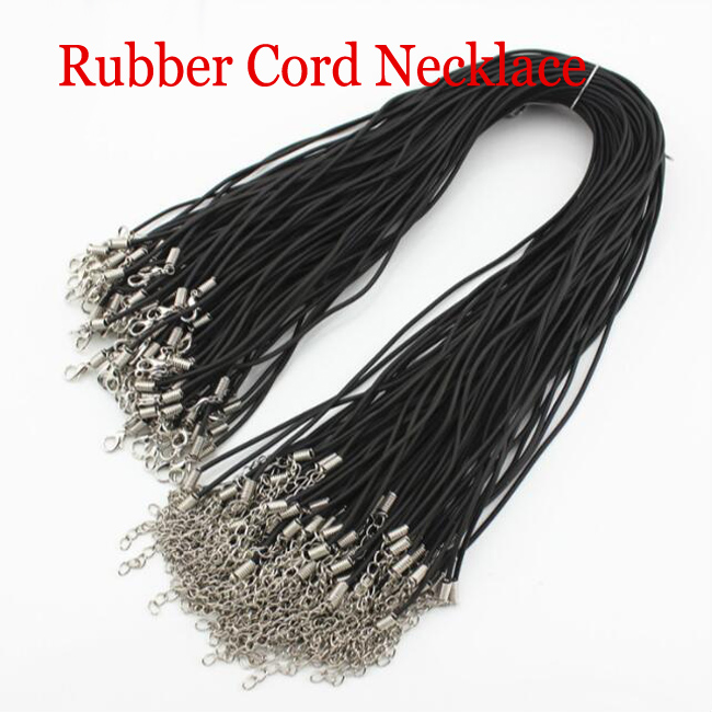 Rubber Cord Necklaces