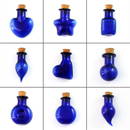 Blue wishing bottle 